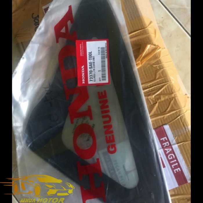 TERMURAH Kaca mati segitiga depan mobil honda jazz GD3 2003 - 2007 lengkap lis