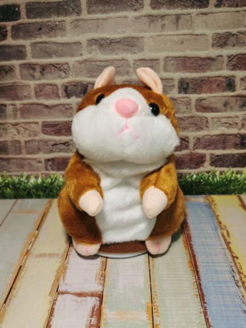 Talking hamster boneka tikus recording doll rekam suara