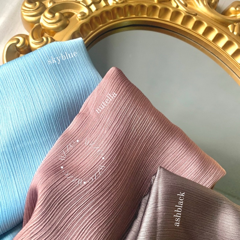 (READY) PASHMINA SILK TEKSTURED PREMIUM || PASHMINA CRINKLE SLIKY PREMIUM-7