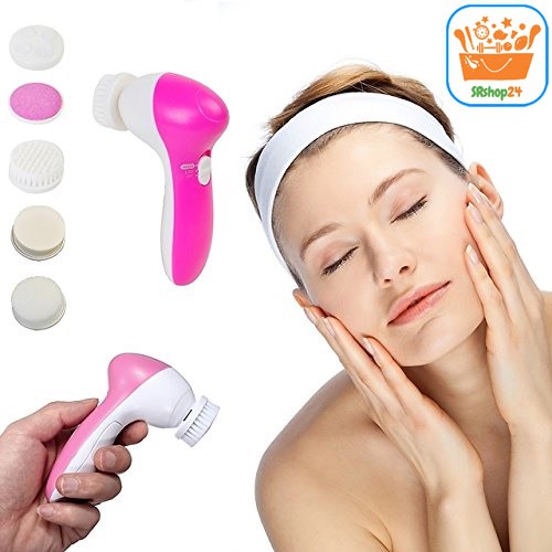 SRS (COD YES) Beauty Care Massager Face Alat Facial Wajah Alat Pijat Wajah 5 in 1 Alat Pembersih Waj