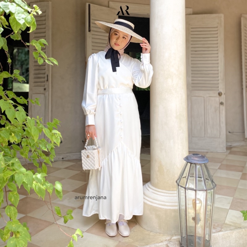 Merida Dress / Dress Vintage Kondangan Muslim Wanita