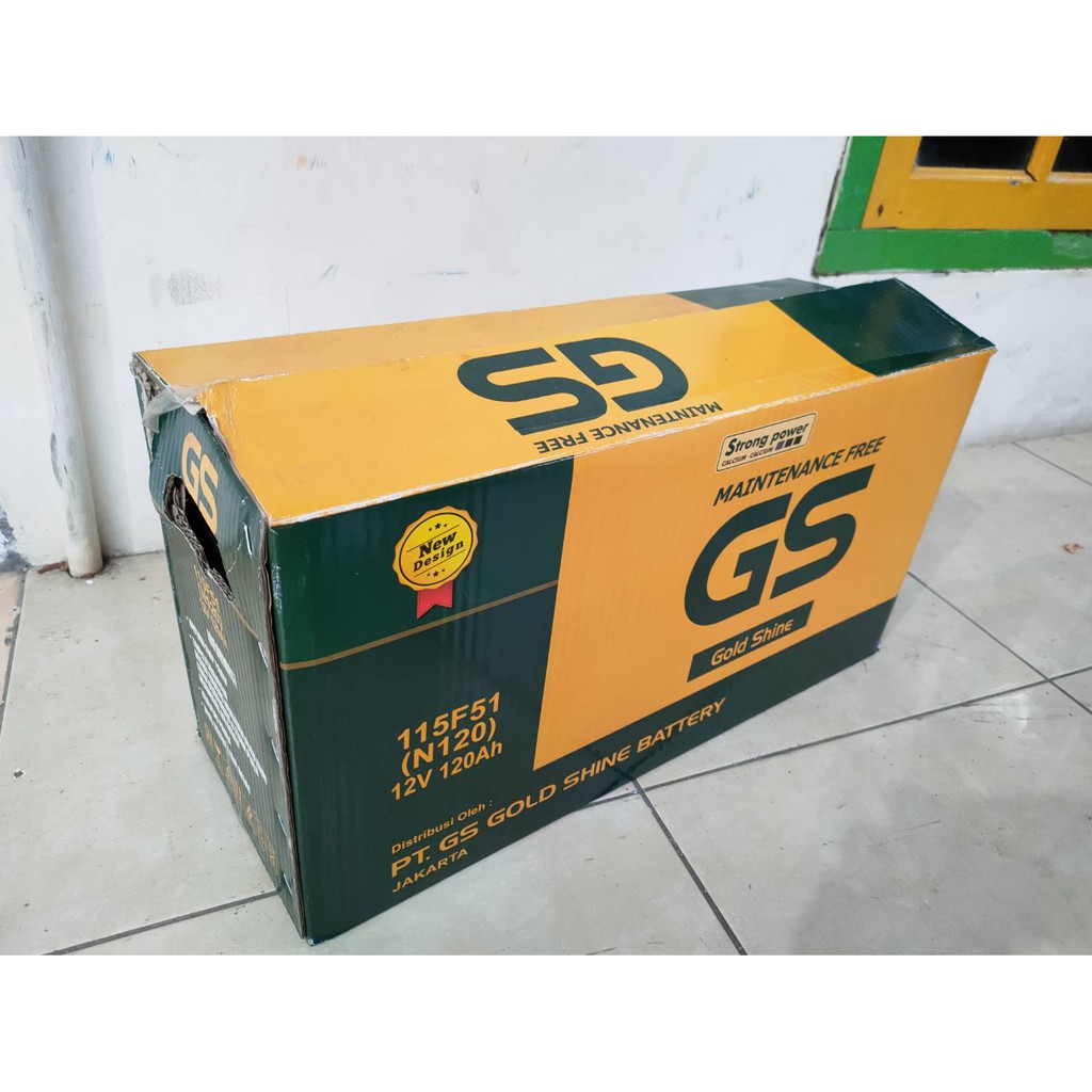 AKI GENSET GS MF N120 AKI KERING 12V / 120Ah