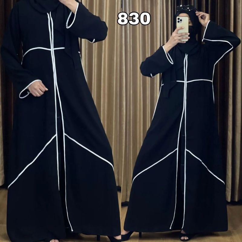 Gamis Abaya Hitam Abaya Kombinasi Dress Baju Muslim Wanita Abaya Pesta Jubah Saudi Dubai Turkey