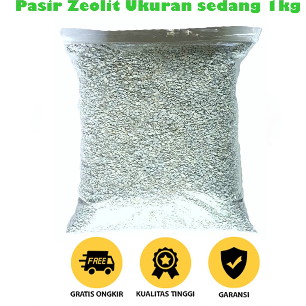 Pasir Kucing ZELOIT ZEOLIT 1KG Ukuran Sedang