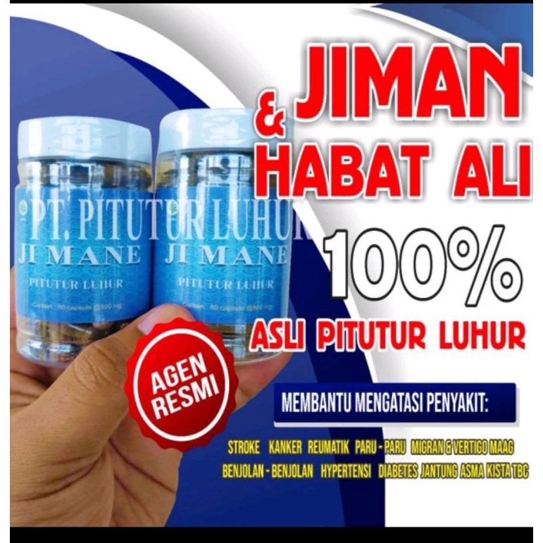 HERBAL JIMAN PITUTUR LUHUR dan HABAT ALI OBAT STROKE, PARU PARU,KANKER,JANTUNG,VERTIGO REUMATIK, HIP