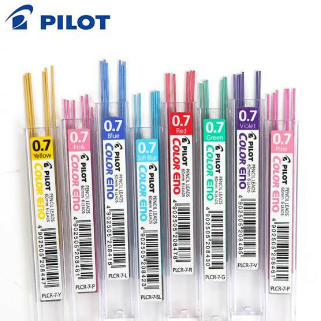 Isi Pensil Mekanik Warna Pilot Eno 0.7mm