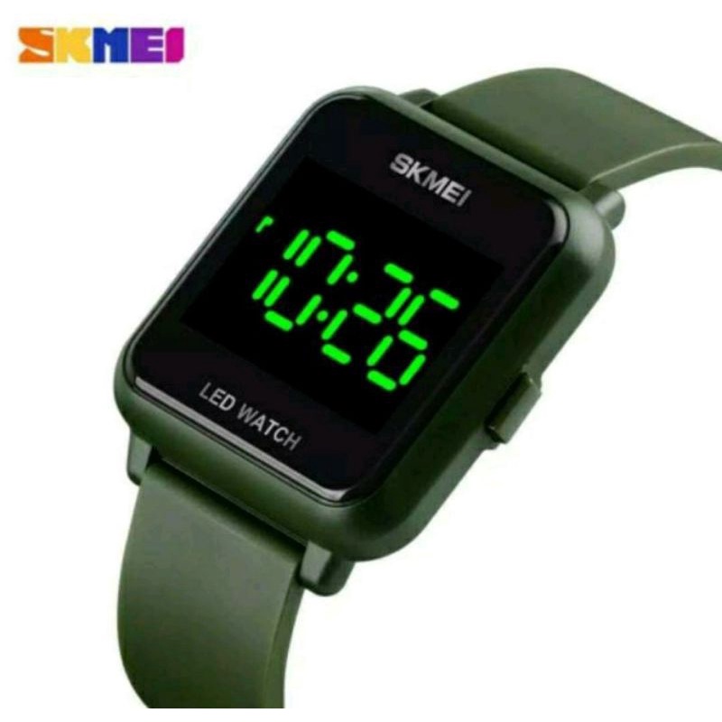 Jam Tangan Skmei Led Digital Jam Terlaris Rubber Skmei Tahan Air