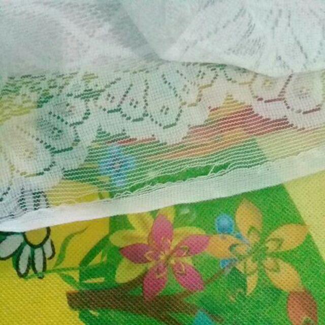 Tirai Jendela Rumah Putih Polos/vitrace/puring/daleman/kerai/gorden/rumah/jendela