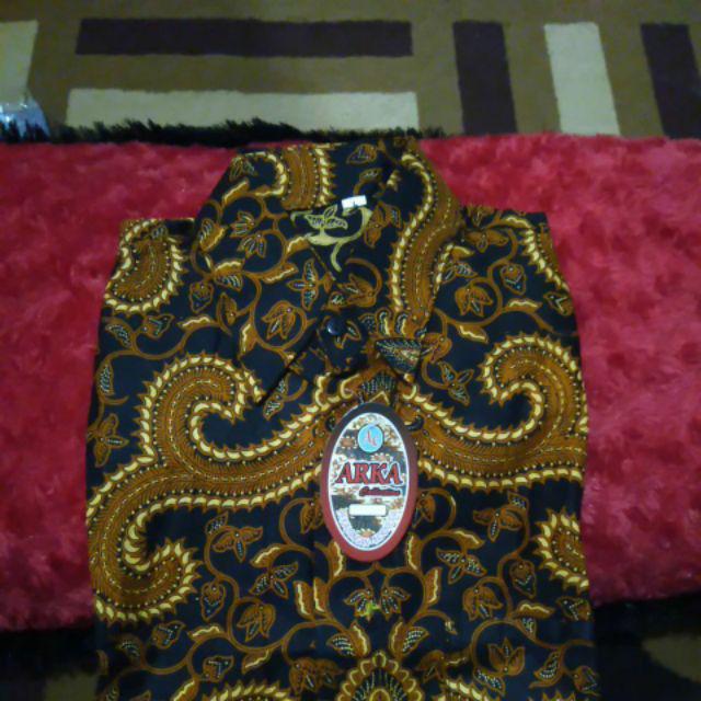 Kemeja Batik Pria Modern Motif Jalu Exclusive