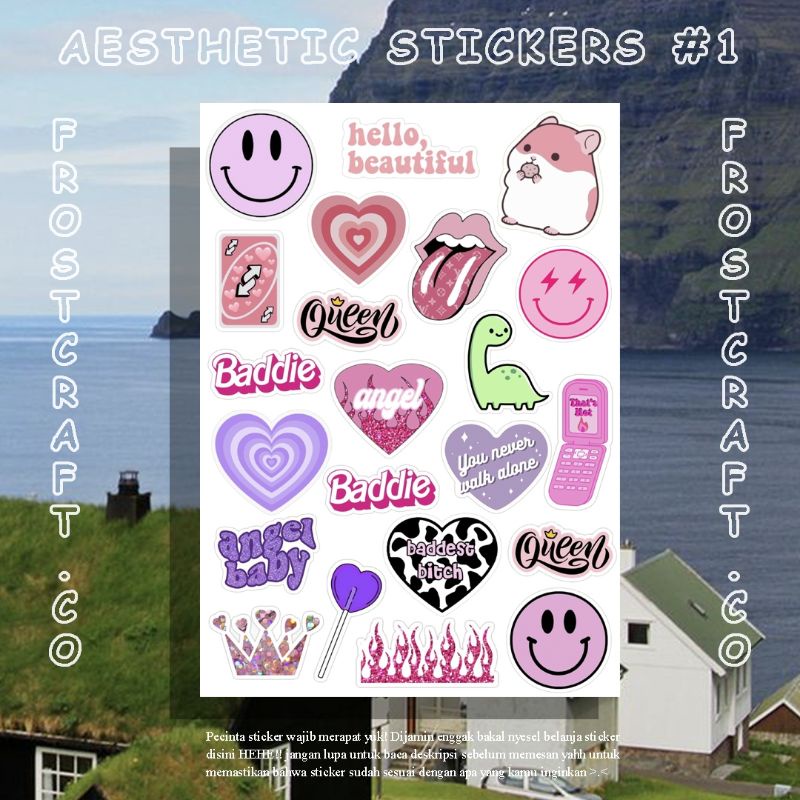 

AESTHETIC STICKER PACK #1 | DECO STICKER | JOURNALING STICKER