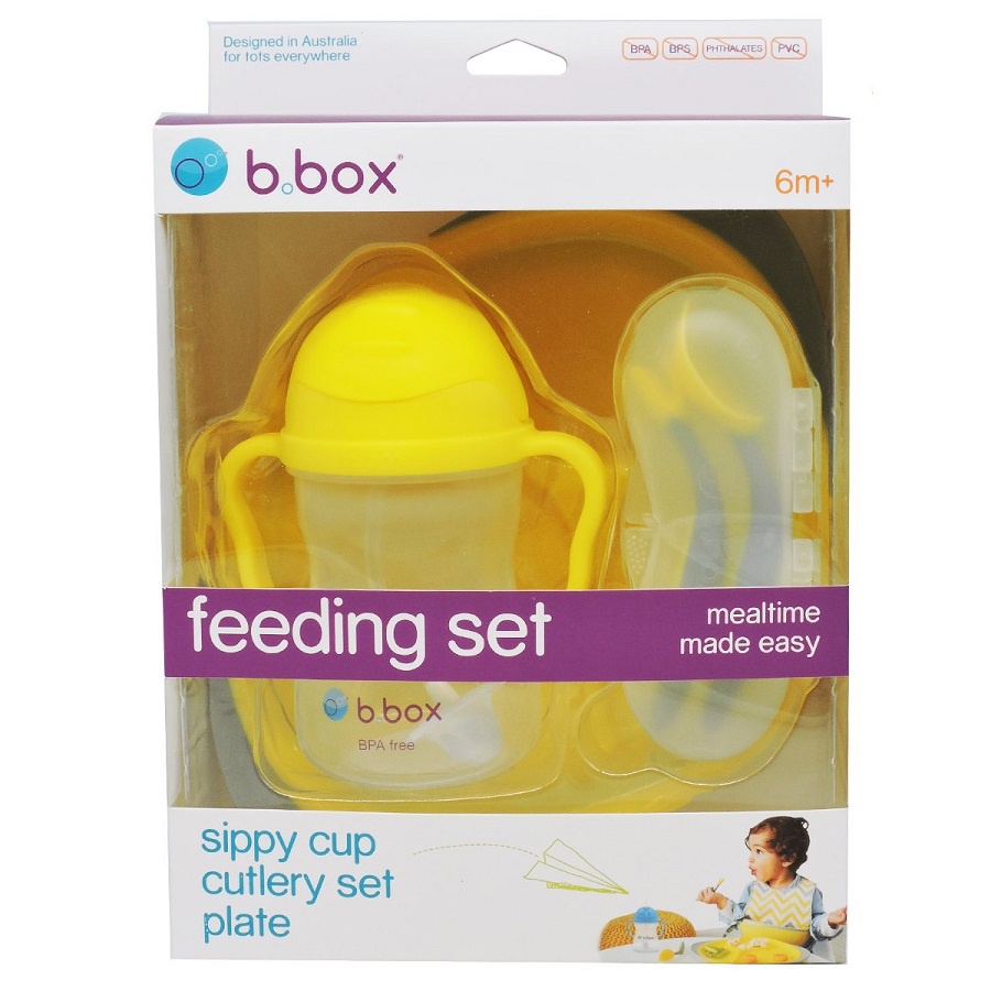 B.Box Feeding Set Seperangkat Alat Makan Anak Bayi Lengkap