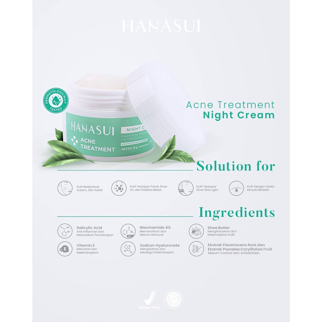 HANASUI ACNE TREATMENT SKINCARE SERIES