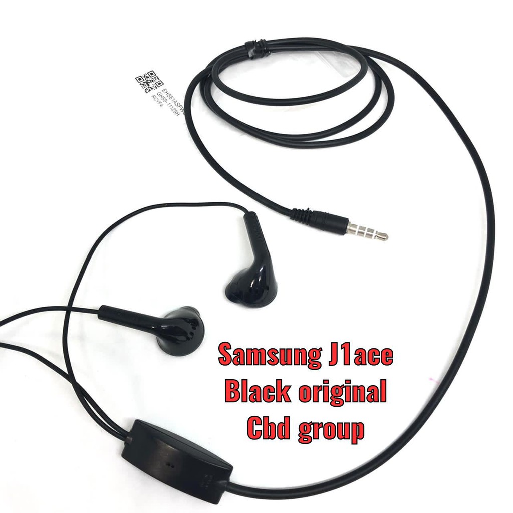 BLACK J1 ACE HEADSET EARPHONE HANDSFREE SAMSUNG ORIGINAL