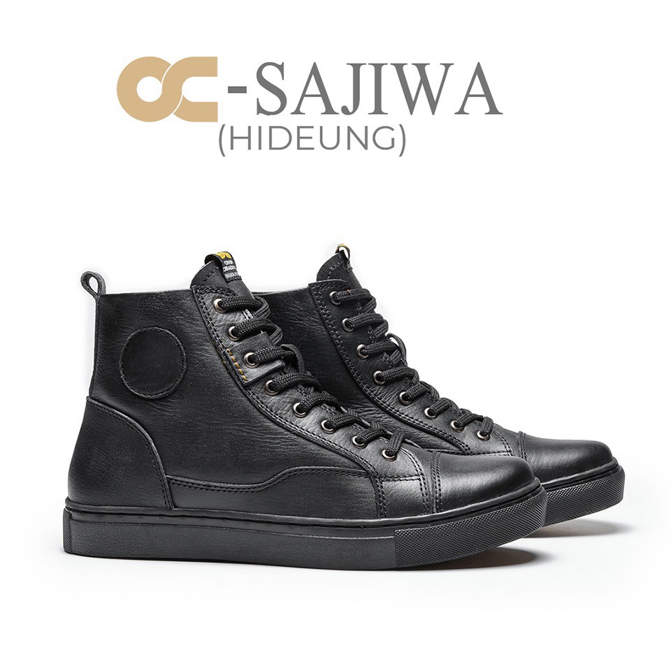 SEPATU BOOT FULL KULIT OC-SAJIWA