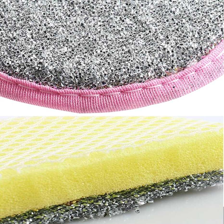 ARS - SpongeJob Spons Cuci Piring Double Sides Cleaning Sponge 3PCS - 21203W