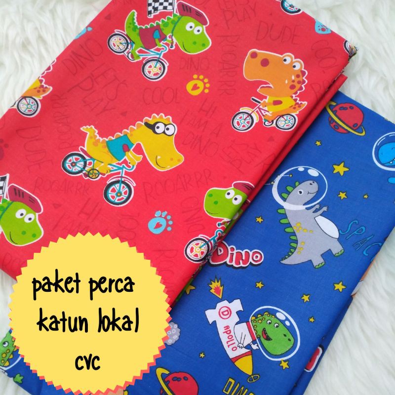 kain perca katun murah, paket perca kain katun