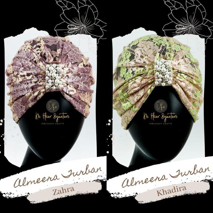 READY STOCK Turban brokat premium VA258