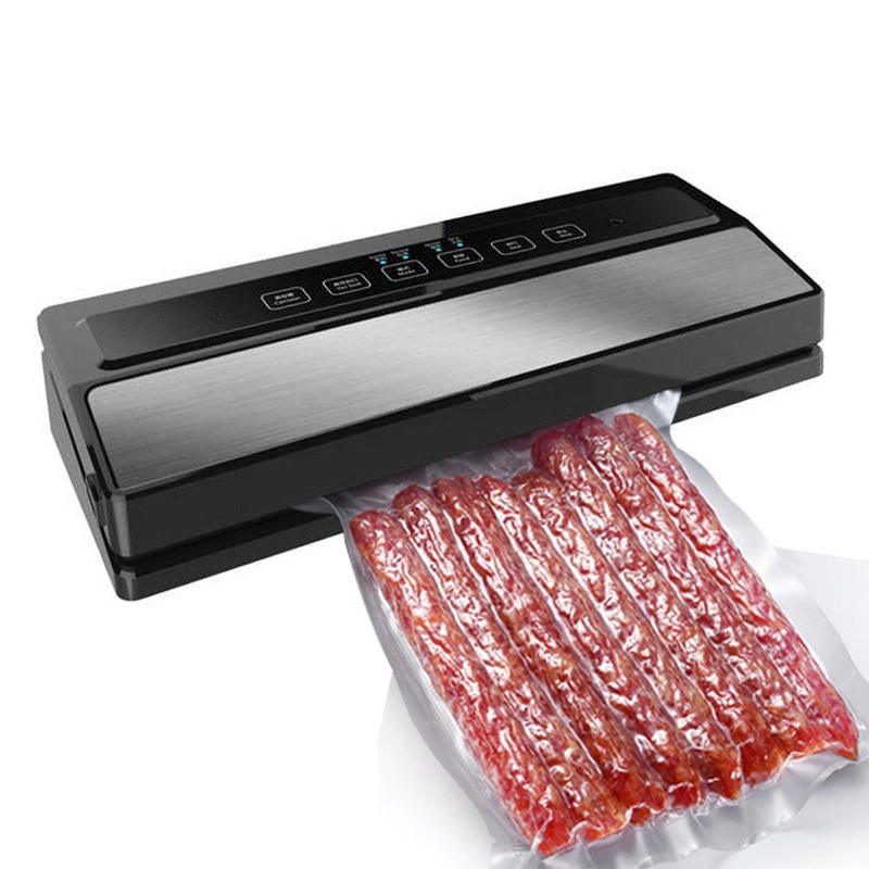 Vacuum Sealer Packing Makanan Multifungsi 110W hitam