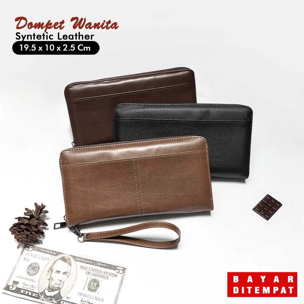 Dompet cewek fashion terbaru dompet wanita panjang dompet wanita muat handphone dompet wanita dompet panjang motif polos dompet murah