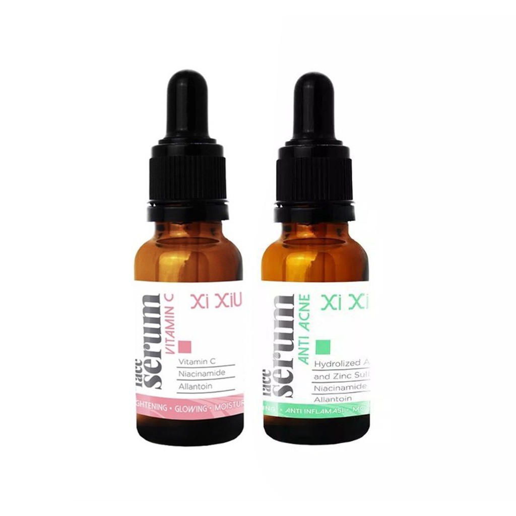 XIU XIU Face Serum Vitamin C &amp; Anti Acne | Xixiu Serum Wajah by AILIN