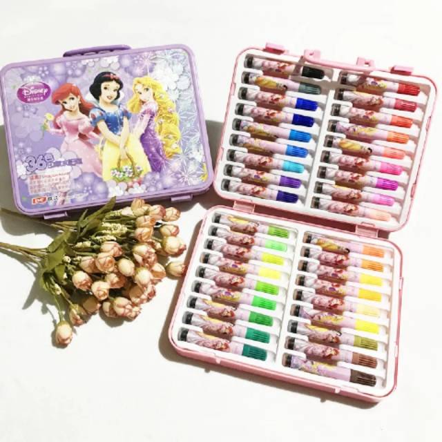 

Princess Markers And Stamps Set..spidol dan stemp
