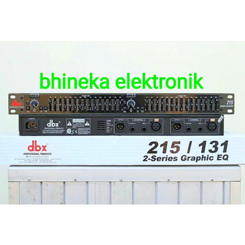 Equalizer DBX 215 equalizer DBX215 15 channel