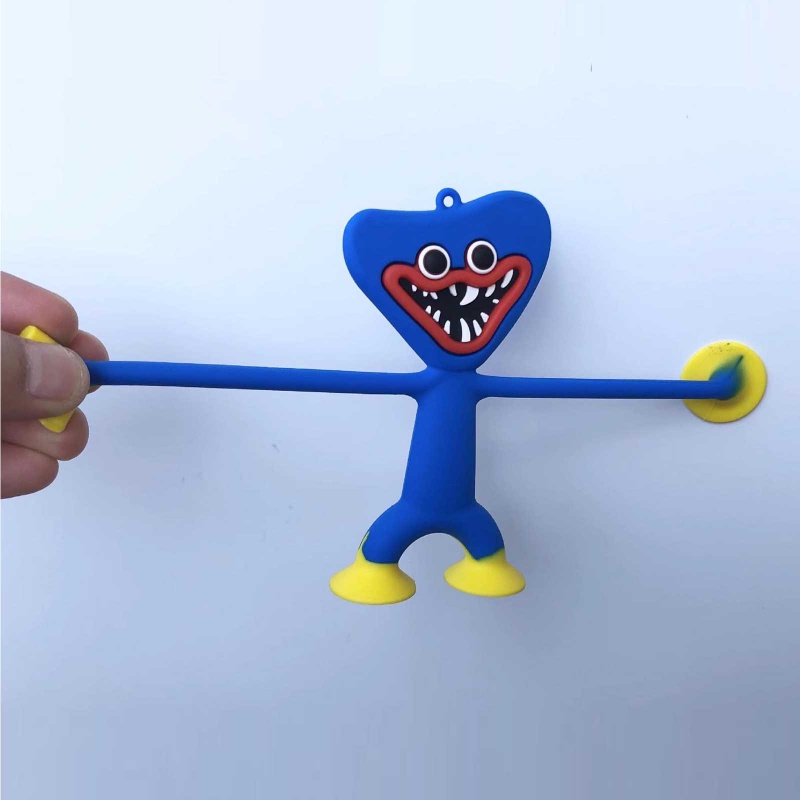Gantungan Kunci Huggy Wuggy Poppy Playtime Bahan Silica Gel Handmade Diy Untuk Hadiah Ulang Tahun