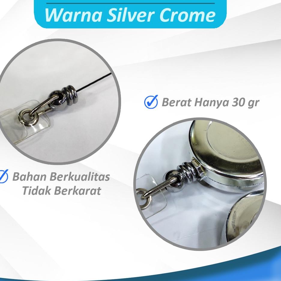 

Model Baru Yoyo ID Card Silver isi 10 pcs !!