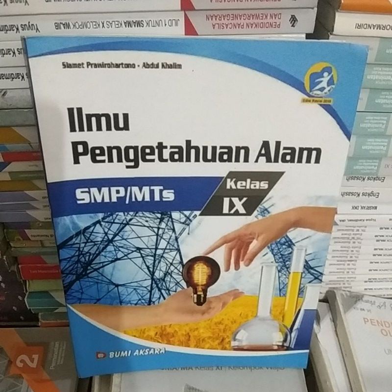 buku IPA SMP Mts kelas 3-9 penerbit bumi aksara