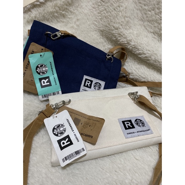 preloved NWT rawrow starbucks sling bag hp atau ipad