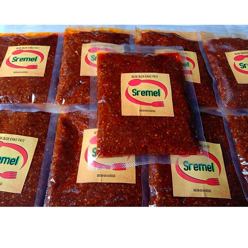 Bumbu Pecel Khas Pati SREMEL / SREMEL Bumbu Pecel Khas Pati Dengan Berat (160gram)