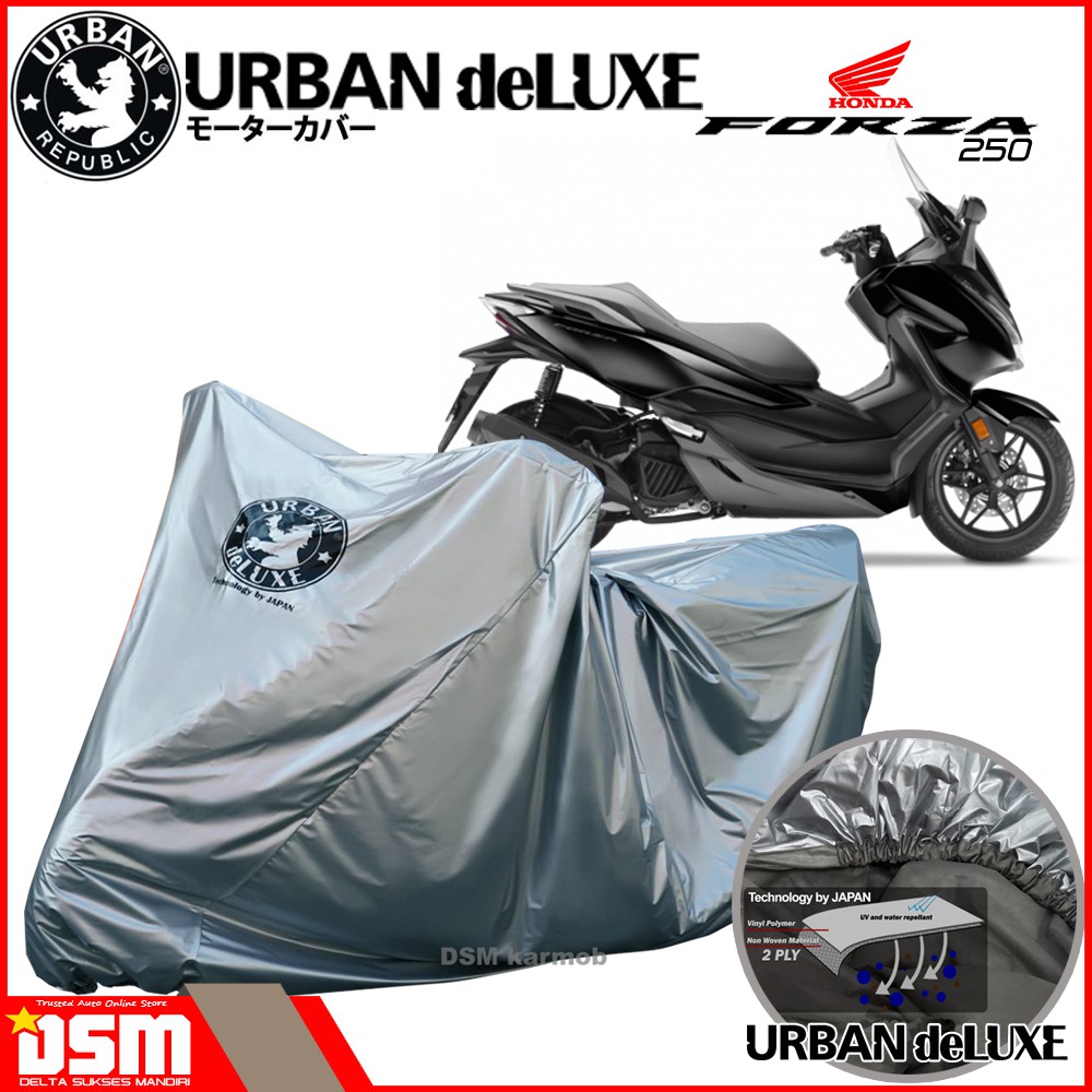 Urban Deluxe / Cover Motor  2 Lapis Honda Forza 100% Waterproof Dan Anti Gores / DSM