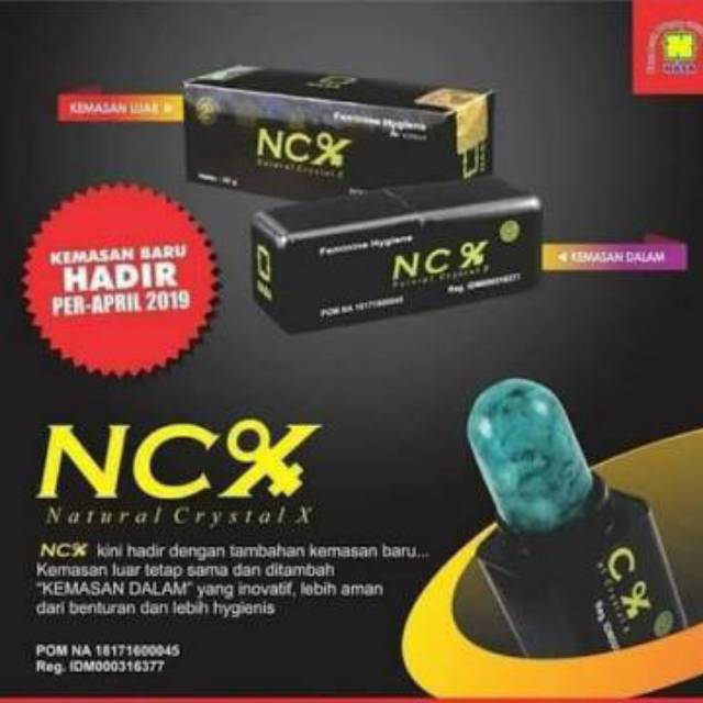 NEW CRYSTAL X PT NASA ASLI TERBARU / NCX ORI / CX NASA