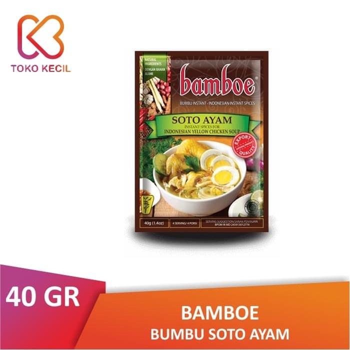 

uuttudd Pack Bamboe Bumbu Soto Ayam 40 Gr Fsfs201