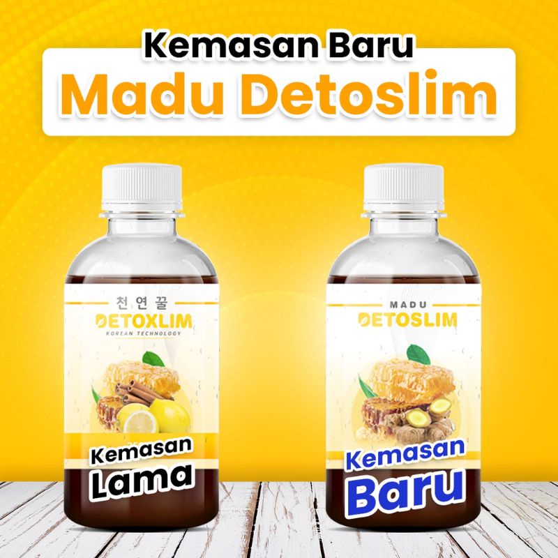 Madu Detoslim Penurun Berat Badan BuangLemak Cepat