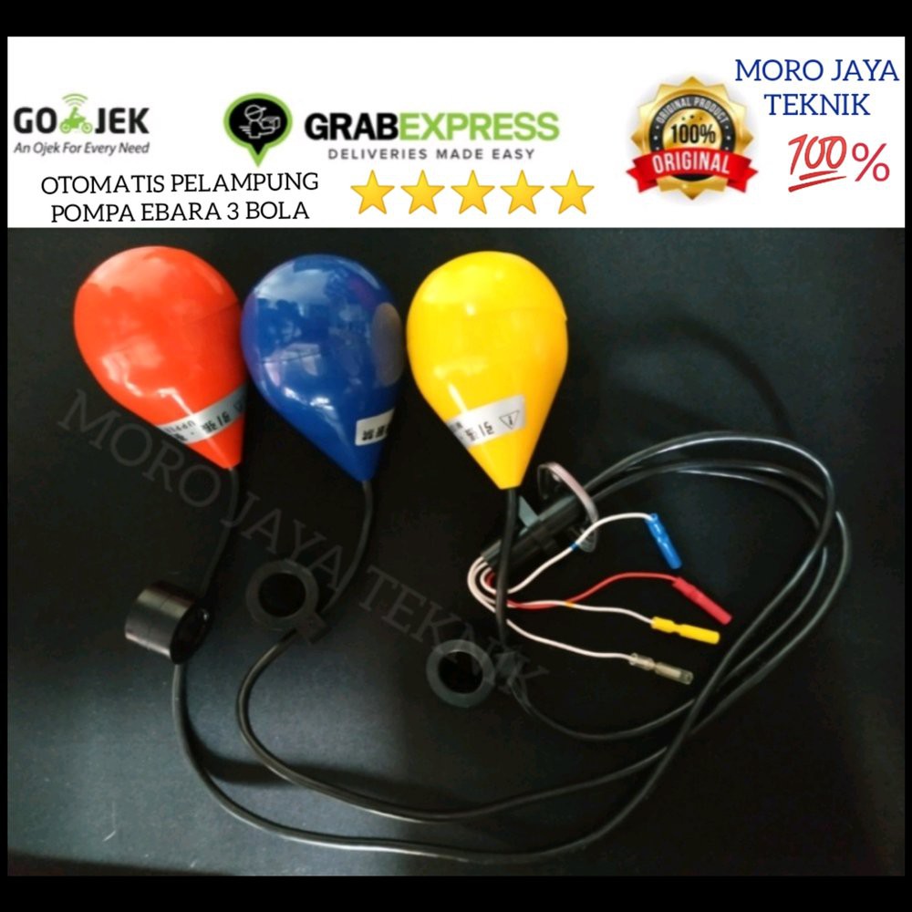 OTOMATIS POMPA CELUP EBARA 3 BOLA PELAMPUNG OTOMATIS SUBMERSIBLE EBARA FLOTING SWITCH POMPA EBARA