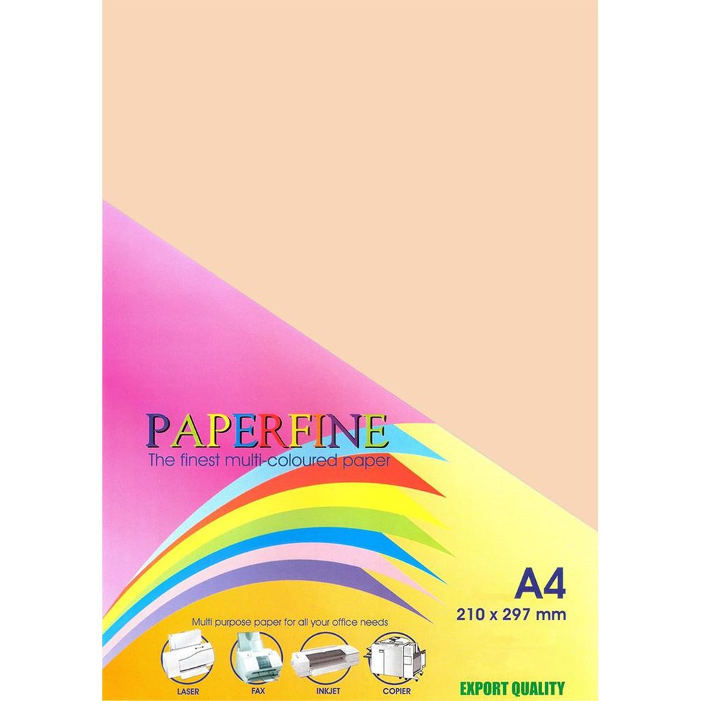 

Langsung Order Kertas HVS Warna Paperfine Peach Limited