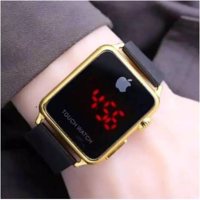 Promo Baru Ready 5 Warna Jam Tangan Pria Apple Touch Screen Digital Rubber AP15