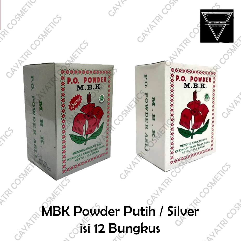 MBK Powder Putih / Silver isi 12 Bungkus