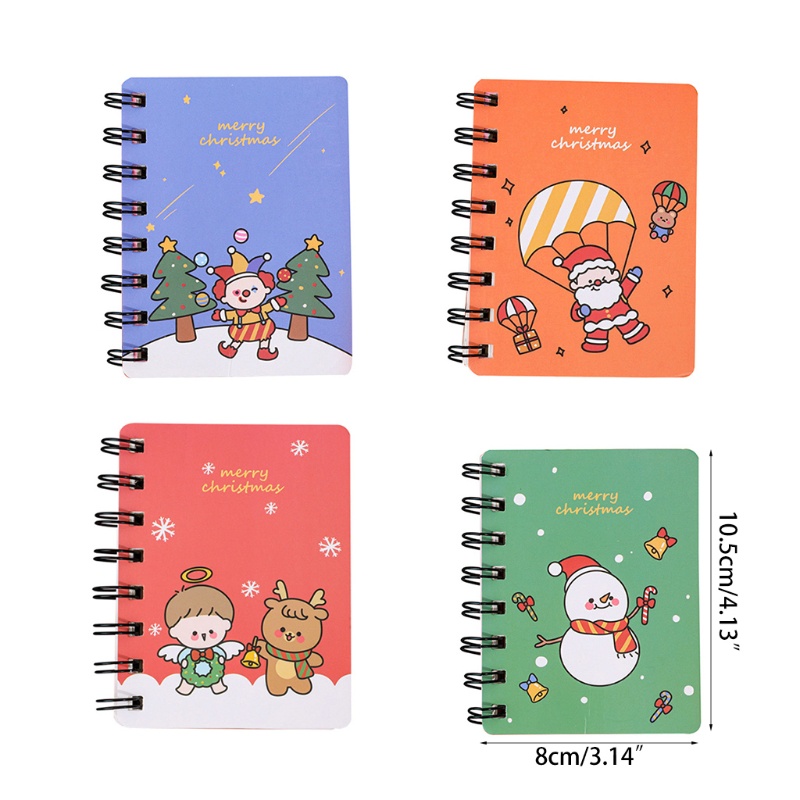 Zzz Buku Notebook / Catatan / Diary Mini Portable Seri Natal Untuk Sekolah / Kantor