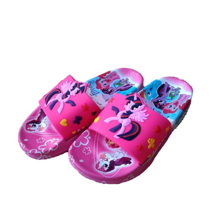 G19 Sandal Slop Anak Perempuan Import Size 24-35 Usia 1-7 Tahun