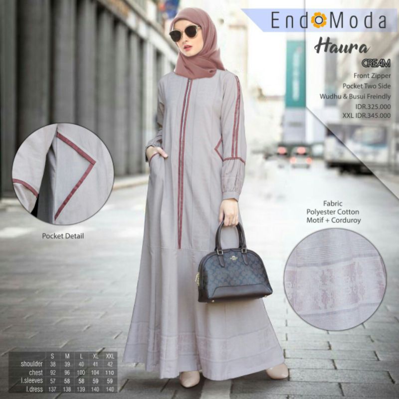 HAURA DRESS ENDOMODA/GAMIS BRAND/ENDOMODA