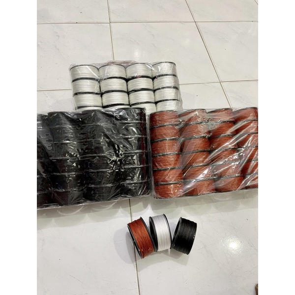 1 PAK ISI 24 PCS atau Isi 10 PCS TALI BENANG NILON SOL SEPATU / ALAT JAHIT BENANG SOL SEPATU / TALI NILON MURAH / TALI SOL SEPATU / TALI LAYANGAN