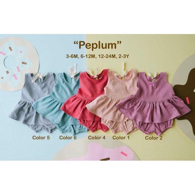 

Peplum - Sugarbibs - 12 - 24, Color 1