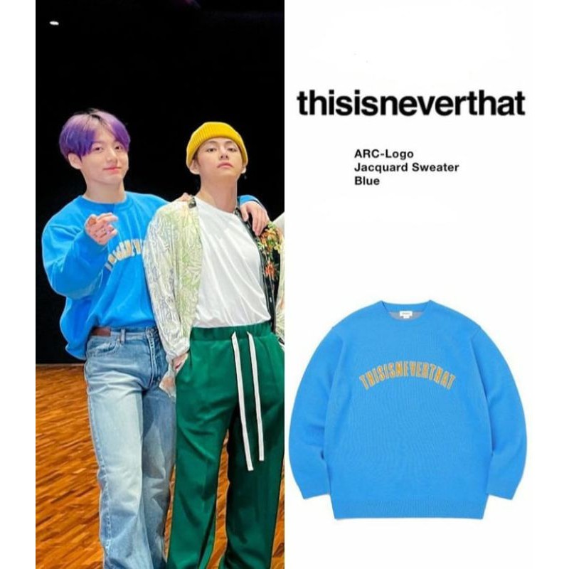 sistshop.official - sweater basic BTS jungkok ths is nverthat free foto