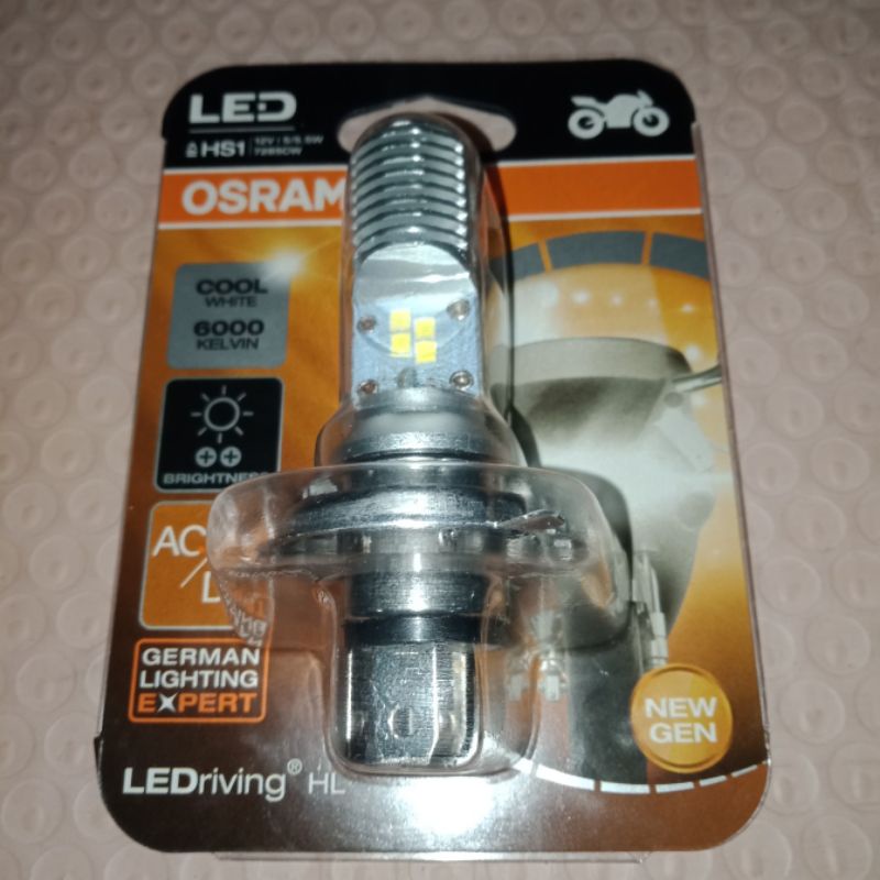 Bohlamp/Dop LED H4 Osram dan Indoparts Original PNP CRF 150L/KLX 150/WR 155R/NVL/Vixion