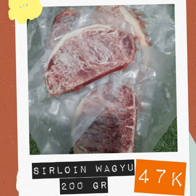 

Sirloin wagyu 200gr