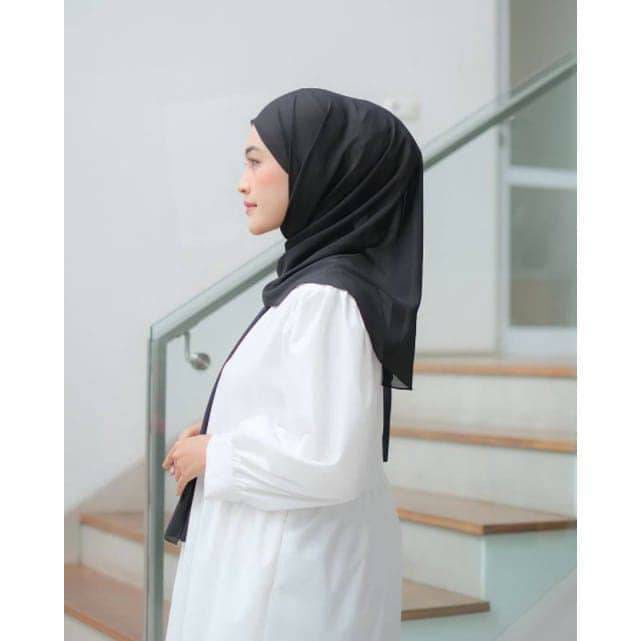 Pashmina Instan Oval Jersey Hijab Pashmina Oval Jersey Premium Jilbab Instan Termurah Pasar Hija'b