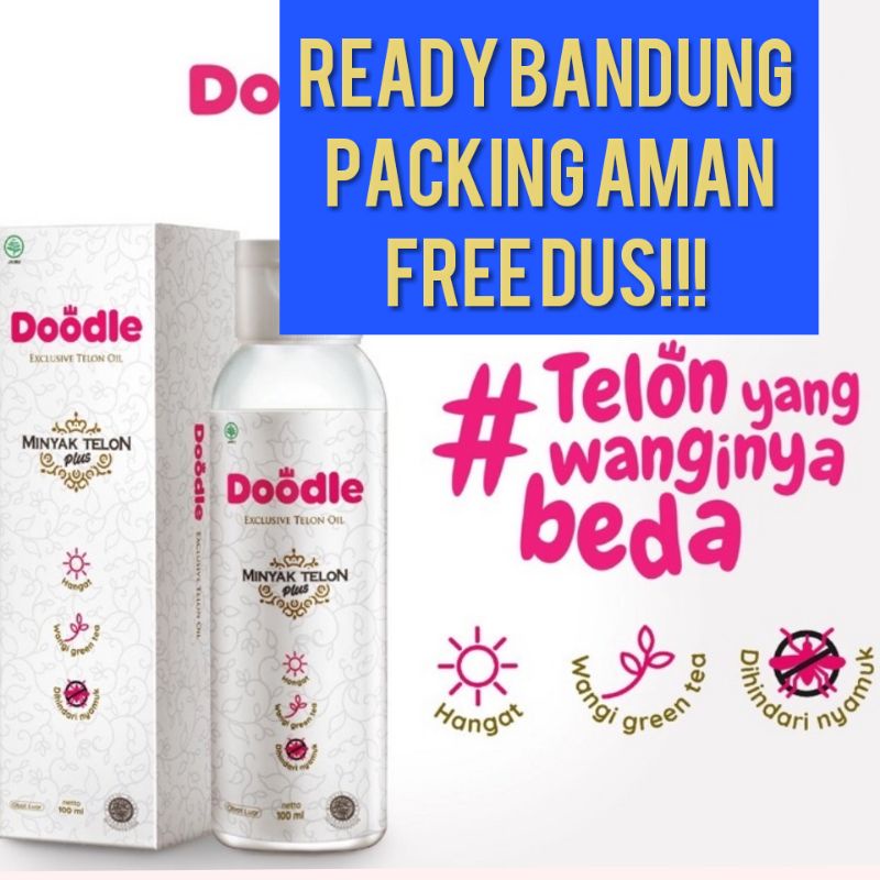 Doodle Exclusive Green Tea 100ml Minyak Telon My Baby Travel Size Telon Oil Penghangat Tubuh Anti Nyamuk Bayi Baby Spa Doodle minyak telon Exclusive telon oil aroma green tea Doodle Minyak Telon 100ml / 60ml