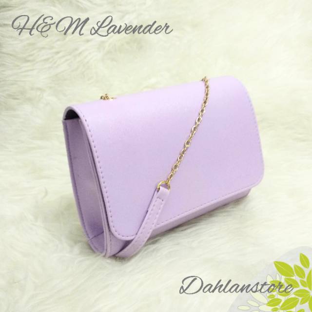 Hnm Clutch Premium Lavender Size 22cm Sale Tas Fashion Wanita Kado